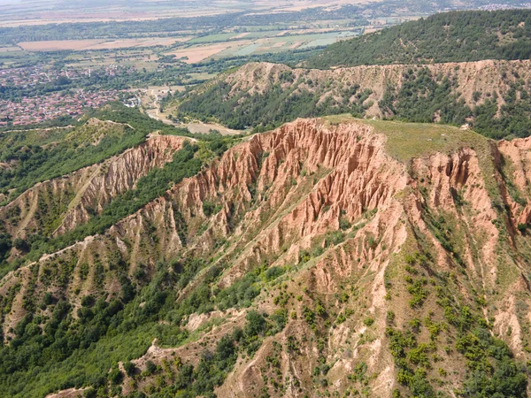 岩の形成の素晴らしい空中ビューストブピラミッド リラ山 Kyustendil地域 ブルガリア — ストック写真