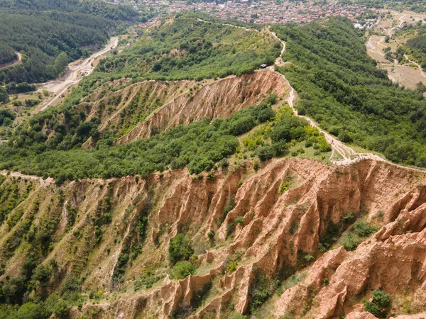 岩の形成の素晴らしい空中ビューストブピラミッド リラ山 Kyustendil地域 ブルガリア — ストック写真