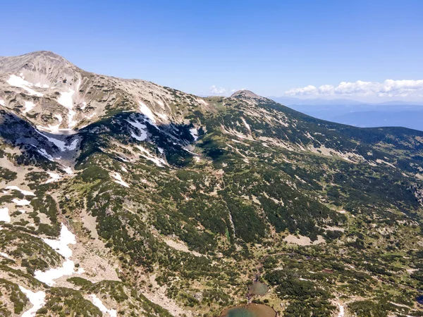 Amazing Aerial View Pirin Mountain Popovo Lake Bulgaria — Stok Foto