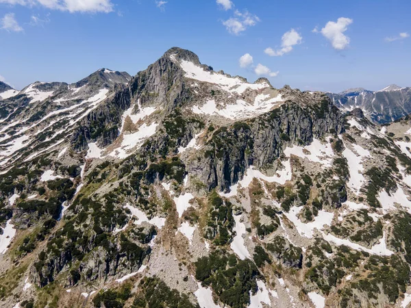 Increíble Vista Aérea Montaña Pirin Cerca Del Lago Popovo Bulgaria —  Fotos de Stock