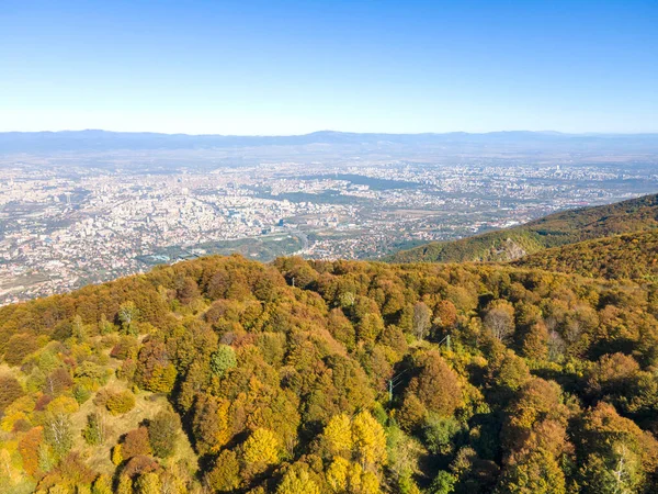 Bulgaristan Kopititoto Bölgesi Sofya Kentindeki Vitosha Dağı Nın Sonbahar Havası — Stok fotoğraf