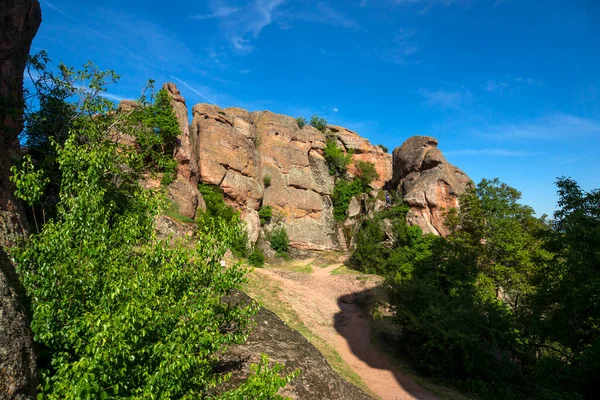 Niesamowity Widok Skały Belogradchik Region Widin Bułgaria — Zdjęcie stockowe