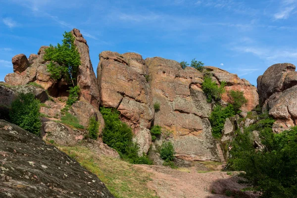 Increíble Vista Las Rocas Belogradchik Región Vidin Bulgaria —  Fotos de Stock