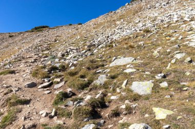 Bulgaristan 'ın Polezhan Tepesi yakınlarındaki Pirin Dağı' nın Şaşırtıcı Manzarası