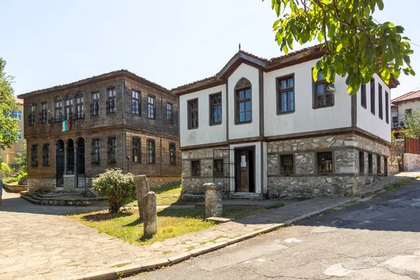 Malko Tarnovo Bulgaria August 2020 Nineteenth Century Houses Historic Village — Fotografia de Stock