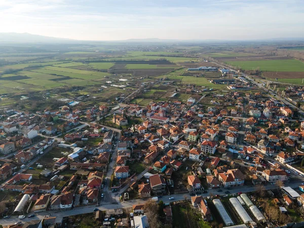 Vista Aérea Cidade Svilengrad Região Haskovo Bulgária — Fotografia de Stock