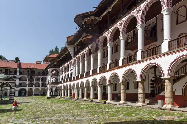 Rila Monastery Bulgaria June 2021 Biara Ortodoks Santo Ivan Yohanes — Stok Foto