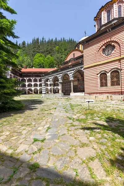 Rila Monastery Bulgaria June 2021 Orthodox Monastery Saint Ivan John — 图库照片