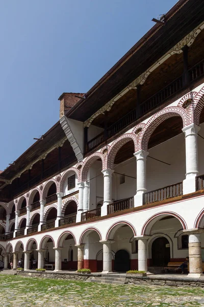 Rila Monastery Bulgaria June 2021 Orthodox Monastery Saint Ivan John — 스톡 사진