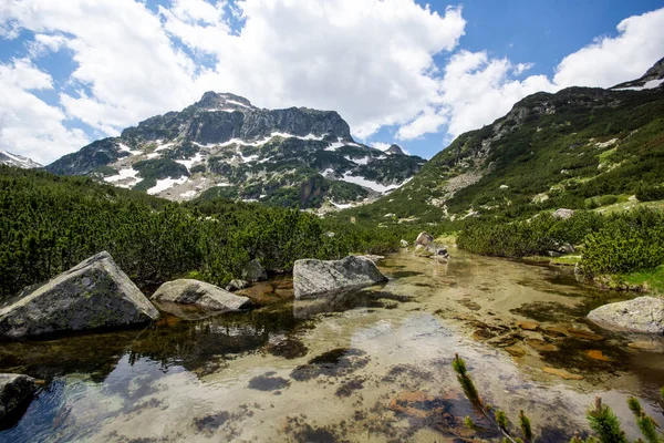 Amazing Summer Landscape Pirin Mountain Popovo Lake Bulgaria — Stock Photo, Image