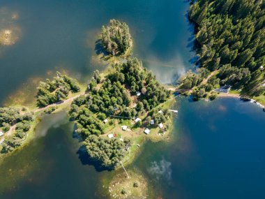 Shiroka polyana (Geniş çayır) Reservoir, Pazardzhik Bölgesi, Bulgaristan