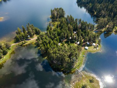 Shiroka polyana (Geniş çayır) Reservoir, Pazardzhik Bölgesi, Bulgaristan