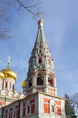 Bulgaristan 'ın Stara Zagora bölgesindeki Shipka kasabasındaki Rus kilisesi olarak bilinen Shipka Manastırı Kutsal Doğuş