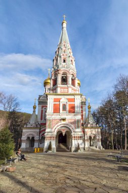 Bulgaristan 'ın Stara Zagora bölgesindeki Shipka kasabasındaki Rus kilisesi olarak bilinen Shipka Manastırı Kutsal Doğuş