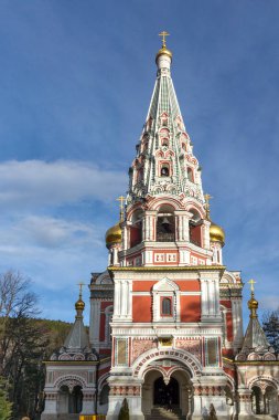 Bulgaristan 'ın Stara Zagora bölgesindeki Shipka kasabasındaki Rus kilisesi olarak bilinen Shipka Manastırı Kutsal Doğuş