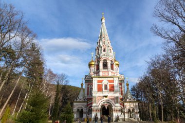 Bulgaristan 'ın Stara Zagora bölgesindeki Shipka kasabasındaki Rus kilisesi olarak bilinen Shipka Manastırı Kutsal Doğuş