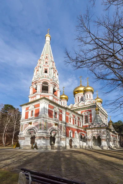 Bulgaristan 'ın Stara Zagora bölgesindeki Shipka kasabasındaki Rus kilisesi olarak bilinen Shipka Manastırı Kutsal Doğuş