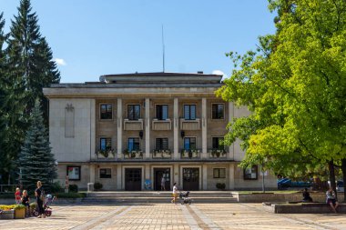 TROYAN, BULGARIA - 31 Ağustos 2021: Bulgaristan 'ın Troyan, Lovech bölgesinin inanılmaz manzarası