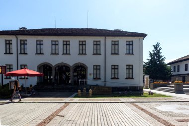 TROYAN, BULGARIA - 31 Ağustos 2021: Bulgaristan 'ın Troyan, Lovech bölgesinin inanılmaz manzarası