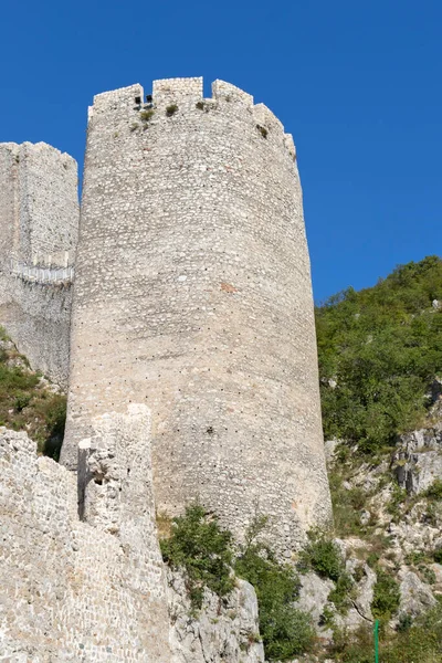 Golubac Serbia August 2019 Golubac Fortress Medieval Fortified Town Coast — 스톡 사진