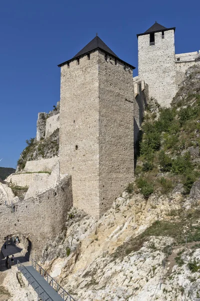 Golubac Serbia August 2019 Golubac Fortress Middeleeuwse Vestingstad Aan Kust — Stockfoto