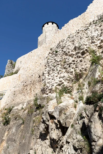 Golubac Serbia August 2019 Golubac Fortress Medieval Fortified Town Coast — Stockfoto