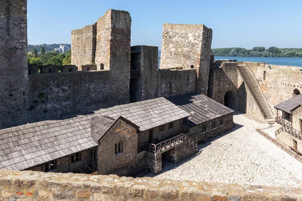 Smederevo Serbia August 2019 Vestingruïne Aan Kust Van Donau Stad — Stockfoto