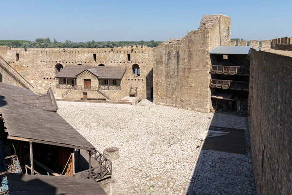 Smederevo Serbia Agosto 2019 Rovine Della Fortezza Sulla Costa Del — Foto Stock