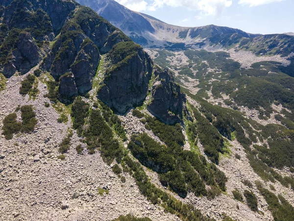 Amazing Aerial View Pirin Mountain Yalovarnika Peak Bulgaria — Φωτογραφία Αρχείου