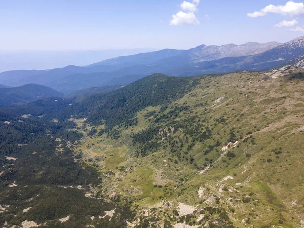 Amazing Aerial View Pirin Mountain Yalovarnika Peak Bulgaria — Fotografia de Stock