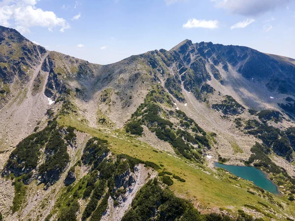 Amazing Aerial Pemandangan Gunung Pirin Dekat Yalovarnika Puncak Bulgaria — Stok Foto
