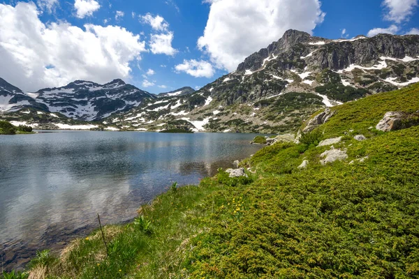 Incredibile Paesaggio Estivo Della Montagna Pirin Vicino Lago Popovo Bulgaria — Foto Stock