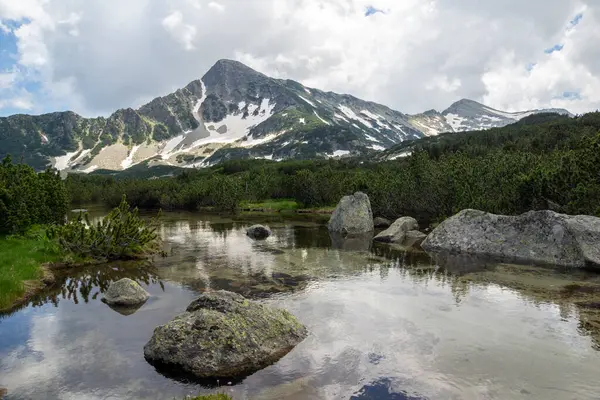 Amazing Summer Landscape Pirin Mountain Popovo Lake Bulgaria — Stock Photo, Image