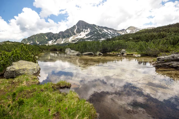 Paisagem Verão Incrível Montanha Pirin Perto Lago Popovo Bulgária — Fotografia de Stock
