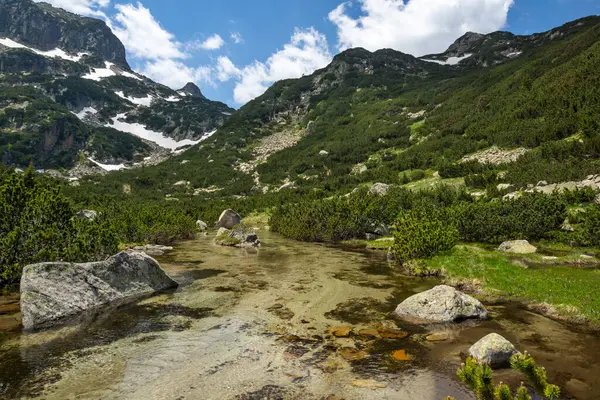 Amazing Summer Landscape Pirin Mountain Popovo Lake Bulgaria — Stock Photo, Image