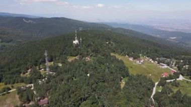 Aerial summer view of Koprivkite area at Rhodopes Mountain, Plovdiv Region, Bulgaria