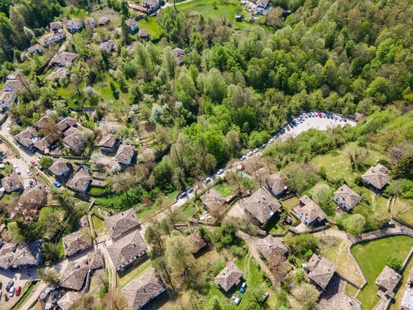 Luftaufnahme Des Dorfes Bozhentsi Gebiet Gabrovo Bulgarien — Stockfoto