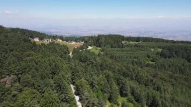 Aerial summer view of Koprivkite area at Rhodopes Mountain, Plovdiv Region, Bulgaria