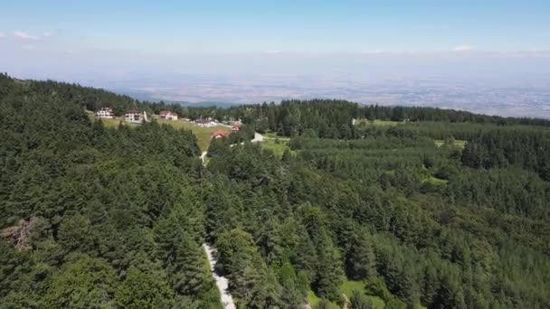 Aerial Summer View Koprivkite Area Rhodopes Mountain Plovdiv Region Bulgaria — Vídeos de Stock