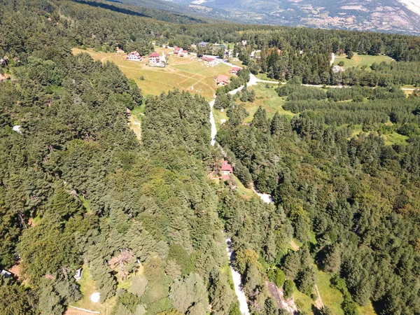 Aerial Summer View Koprivkite Area Rhodopes Mountain Plovdiv Region Bulgaria — Stock Photo, Image