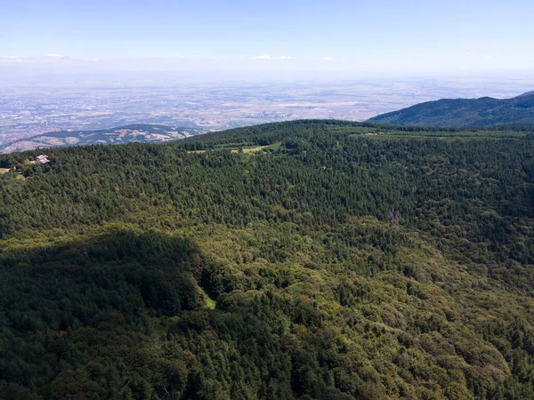 Aerial Summer View Koprivkite Area Rhodopes Mountain Plovdiv Region Bulgaria — Stock fotografie