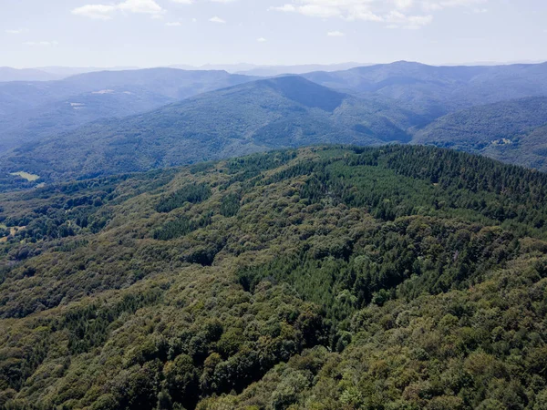 Aerial Summer View Koprivkite Area Rhodopes Mountain Plovdiv Region Bulgaria — Stockfoto
