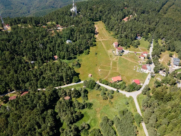 Aerial Summer View Koprivkite Area Rhodopes Mountain Plovdiv Region Bulgaria —  Fotos de Stock