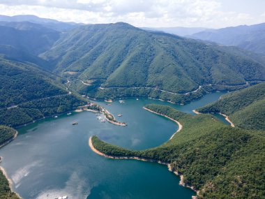 Vacha (Antonivanovtsi) Reservoir, Rodop Dağları, Filibe Bölgesi, Bulgaristan