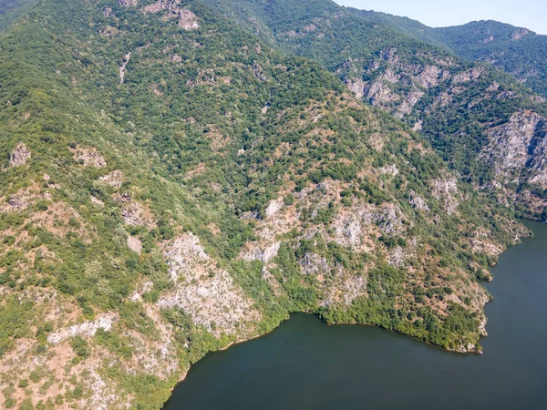 Letecký Pohled Krichim Reservoir Rhodopes Mountain Plovdivsko Bulharsko — Stock fotografie
