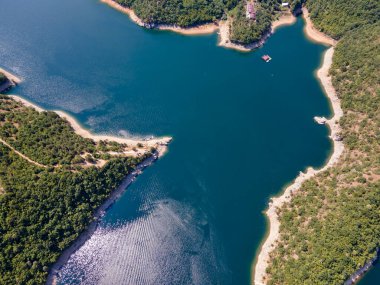 Vacha (Antonivanovtsi) Reservoir, Rodop Dağları, Filibe Bölgesi, Bulgaristan