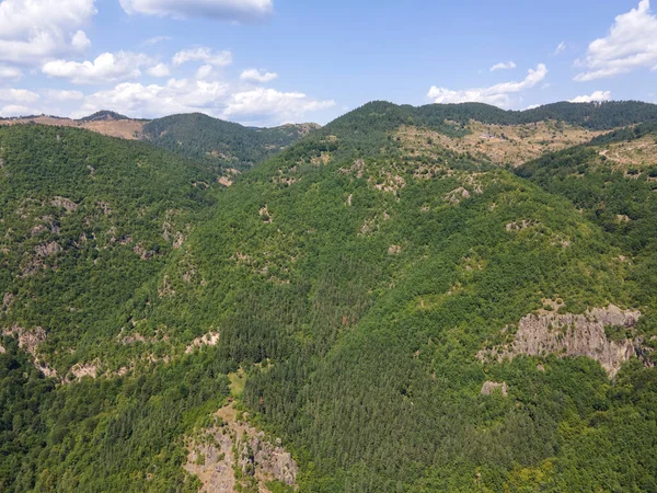 Aerial Summer View Ecotrail Struilitsa Devin River Gorge Smolyan Region — Foto de Stock