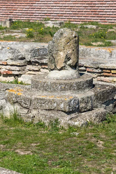 Ruinas Capital Del Primer Imperio Búlgaro Fortaleza Medieval Pliska Región — Foto de Stock