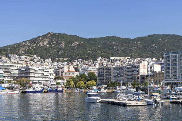 Kavala ギリシャ 6月22 2019 カバラの街の素晴らしいパノラマビュー 東マケドニアとトラキア ギリシャ ロイヤリティフリーのストック画像