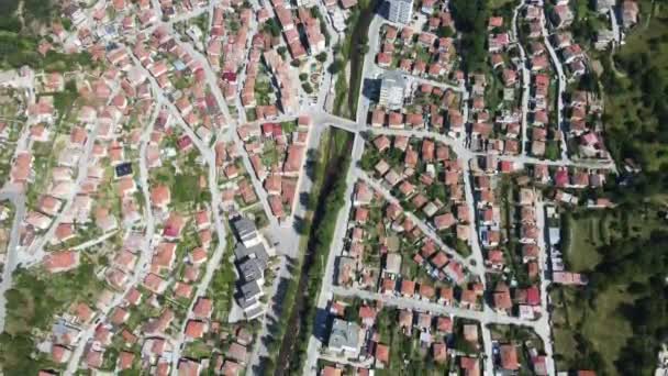 Aerial View Famous Spa Resort Town Devin Smolyan Region Bulgaria — 비디오
